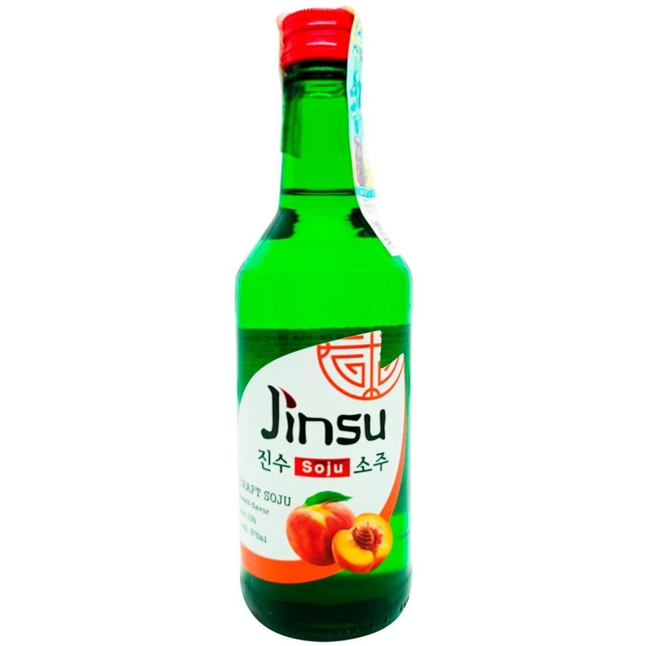 Аперитив Jinsu soju зі смаком Персика 13% 0,375л 